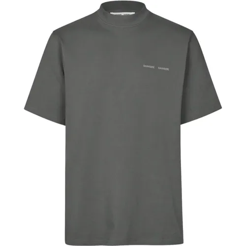 Volcanic Ash T-Shirt , male, Sizes: S - Samsøe Samsøe - Modalova