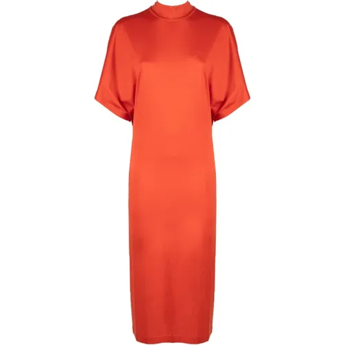 Wrap Jersey Dress , female, Sizes: L - Karl Lagerfeld - Modalova