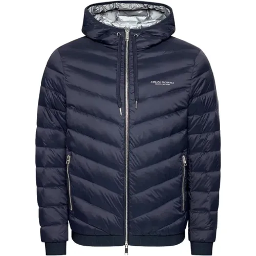 Outerwear Aw23 Lightweight Down Jacket , male, Sizes: XS - Armani Exchange - Modalova