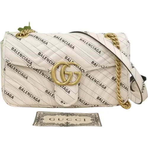 Leder Gucci Marmont Tasche - Gucci Vintage - Modalova