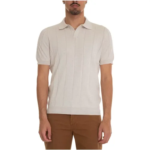 Jersey-Poloshirt mit elastischem Bund,Jersey Polo Shirt mit elastischem Bund - Gran Sasso - Modalova
