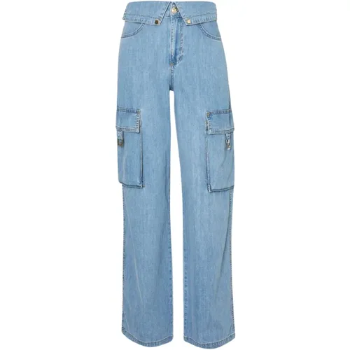 High Waist Cargo Jeans , Damen, Größe: W30 - Liu Jo - Modalova