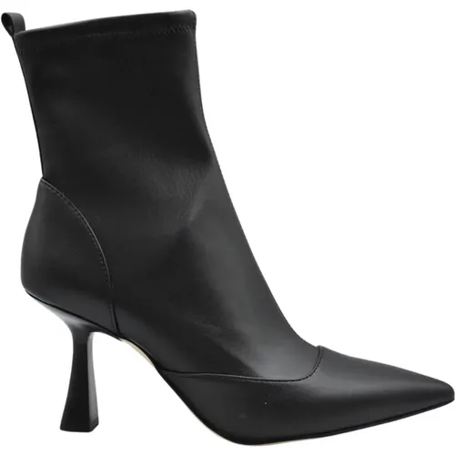 Schwarze Schnürstiefel mit Absatz für Frauen , Damen, Größe: 35 1/2 EU - Michael Kors - Modalova