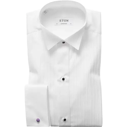 Foldable Wing Collar Shirt , male, Sizes: L, XL, 2XL, 3XL, M, 5XL, 4XL - Eton - Modalova