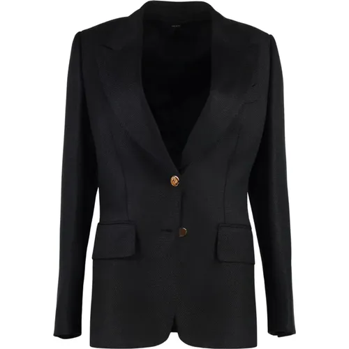 Klassischer Blazer mit Reverskragen - Tom Ford - Modalova