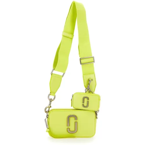 Fluorescent Saffiano Leather Shoulder Bag , female, Sizes: ONE SIZE - Marc Jacobs - Modalova