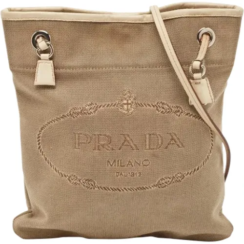 Pre-owned Canvas prada-bags , female, Sizes: ONE SIZE - Prada Vintage - Modalova