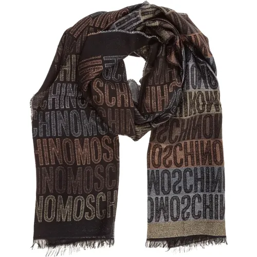 Winter Scarf , female, Sizes: ONE SIZE - Moschino - Modalova