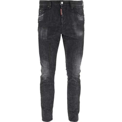 Bequeme Slim-fit Jeans für Männer , Herren, Größe: L - Dsquared2 - Modalova