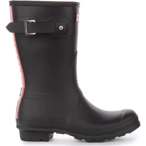 Short Tri Colour Boots For Women , female, Sizes: 4 UK, 7 UK, 5 UK - Hunter - Modalova