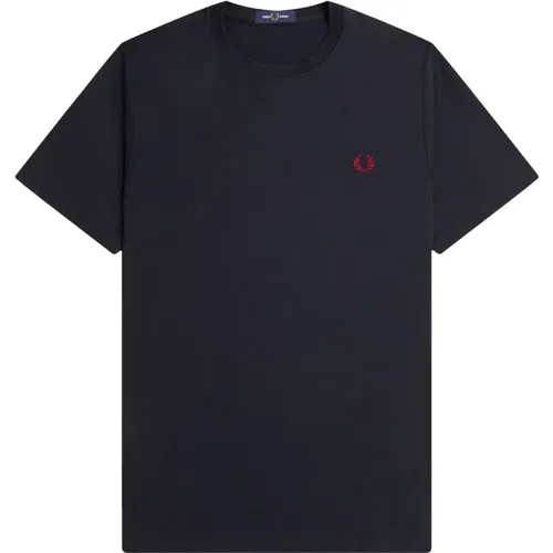 Classic Laurel Wreath Crew Neck T-Shirt , male, Sizes: XL, M, L, 2XL - Fred Perry - Modalova