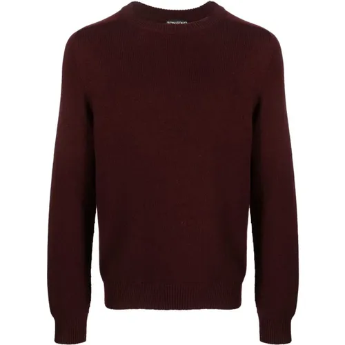 Luxury Cashmere Round Neck Sweater , male, Sizes: XL - Tom Ford - Modalova