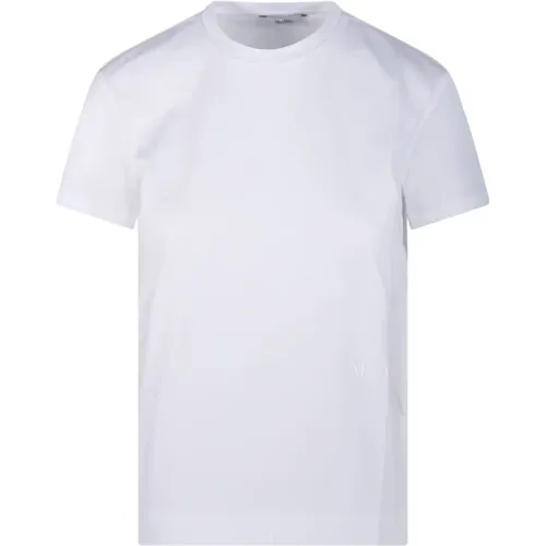 Weiße Logo Nerina T-Shirt , Damen, Größe: L - Max Mara - Modalova