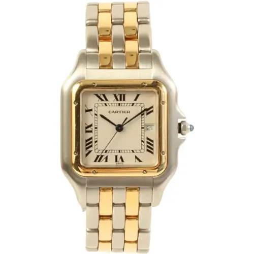 Pre-owned Stainless Steel watches , female, Sizes: ONE SIZE - Cartier Vintage - Modalova