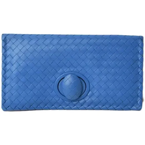 Pre-owned Leather clutches , female, Sizes: ONE SIZE - Bottega Veneta Vintage - Modalova