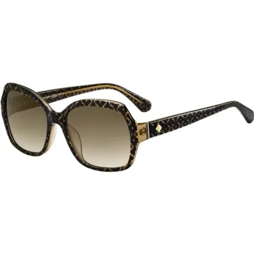 Braune Acetat Sonnenbrille für Frauen - Kate Spade - Modalova