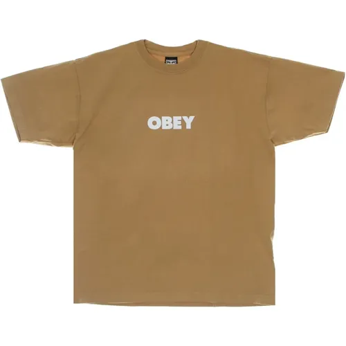 T-Shirts , Herren, Größe: M - Obey - Modalova