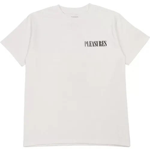 Cotton Vertical T-Shirt , male, Sizes: S, M, L, XL - Pleasures - Modalova