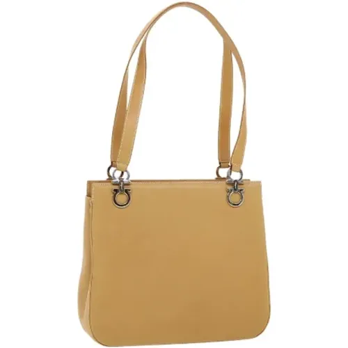 Pre-owned Leather shoulder-bags , unisex, Sizes: ONE SIZE - Salvatore Ferragamo Pre-owned - Modalova