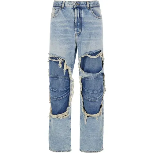 Fire Loose Blaue Jeans , Herren, Größe: W30 - Diesel - Modalova