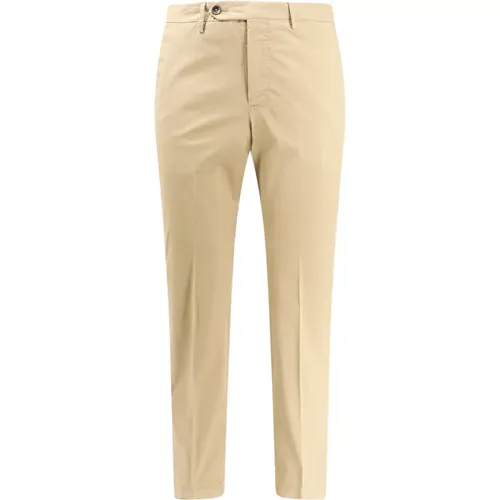 Men's Trousers with Zip and Button Closure , male, Sizes: S, L, 2XL, XL - PT Torino - Modalova