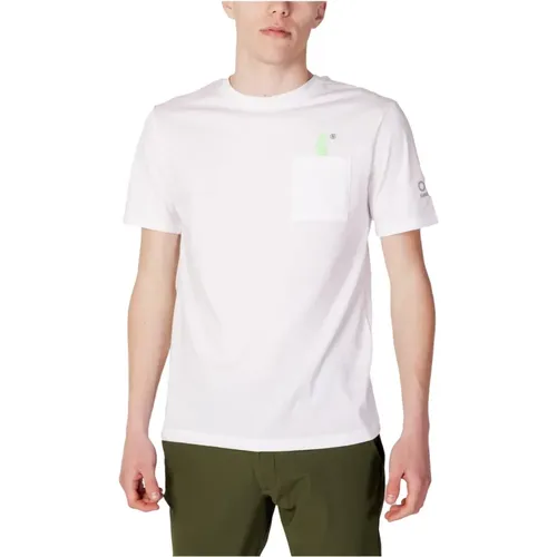 Mens Print T-Shirt , male, Sizes: S - Suns - Modalova