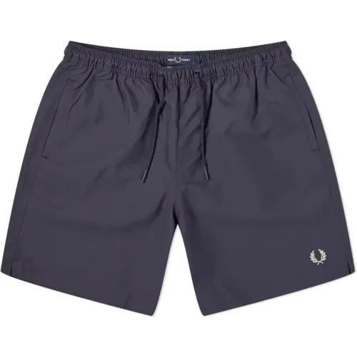 Klassische Badehose Navy Fred Perry - Fred Perry - Modalova