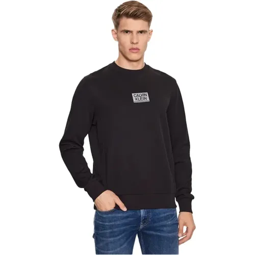Gloss Stencil Logo Sweatshirt for Men , male, Sizes: 2XL - Calvin Klein - Modalova