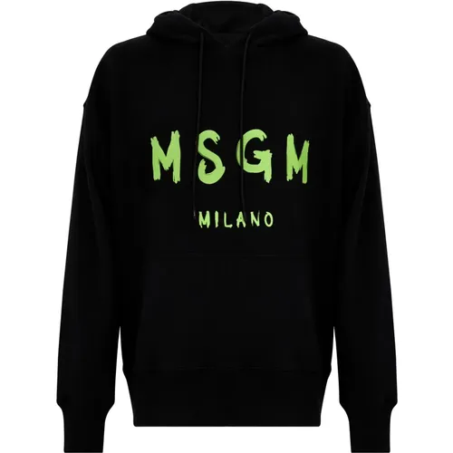 Schwarze Pullover Kollektion , Herren, Größe: L - MSGM - Modalova