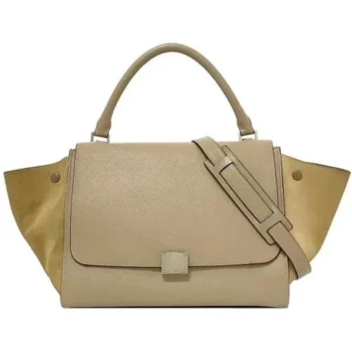 Pre-owned Leather Celine Trapes Shoulder Bag , female, Sizes: ONE SIZE - Celine Vintage - Modalova