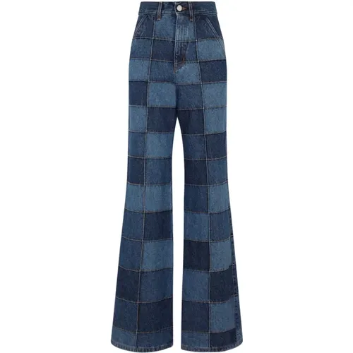 Blaue Flared Denim Hose Chloé - Chloé - Modalova