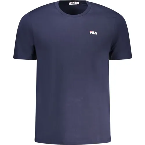 Blau Baumwolle T-Shirt Pack mit Logo , Herren, Größe: XL - Fila - Modalova