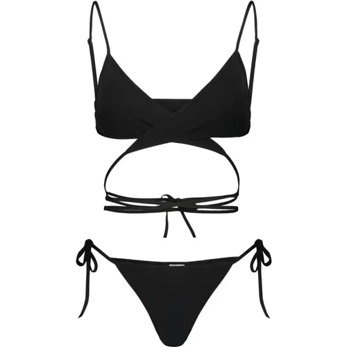 Wrap Bikini Set , female, Sizes: L - Balenciaga - Modalova