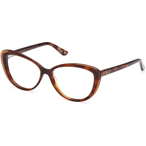Cat-Eye Brille , Damen, Größe: 55 MM - Guess - Modalova