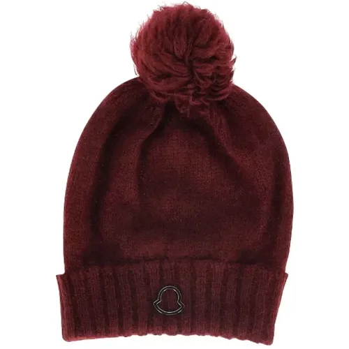 Pre-owned Wool hats , female, Sizes: ONE SIZE - Moncler Pre-owned - Modalova