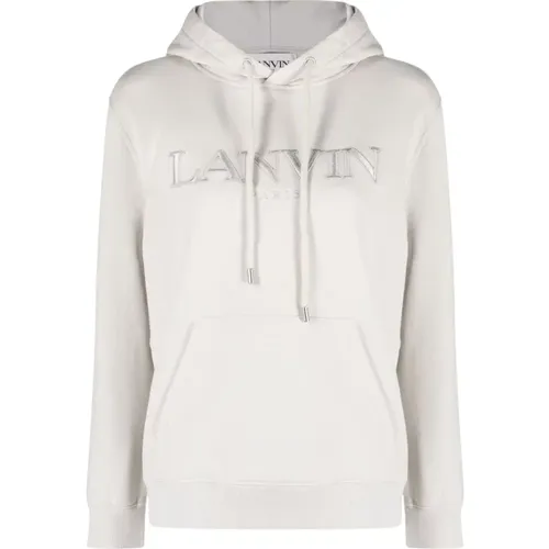 Eleganter Bestickter Regular Fit Kapuzenpullover , Damen, Größe: XS - Lanvin - Modalova