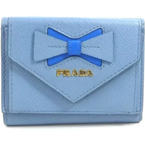 Pre-owned Leather wallets , female, Sizes: ONE SIZE - Prada Vintage - Modalova