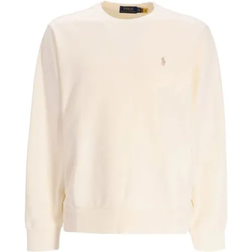 Cream Sweatshirt , male, Sizes: XL - Ralph Lauren - Modalova