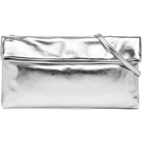 Silver Cherry Clutch Bag , female, Sizes: ONE SIZE - Gianni Chiarini - Modalova