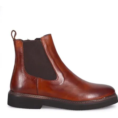 Italian Handcrafted Ankle Boots , female, Sizes: 3 UK, 7 UK - Sangiorgio - Modalova