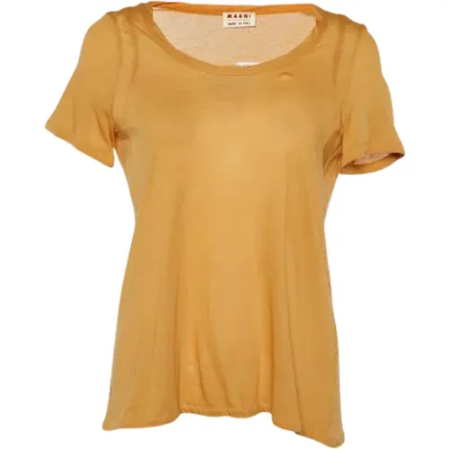 Pre-owned Cotton tops , female, Sizes: M - Marni Pre-owned - Modalova