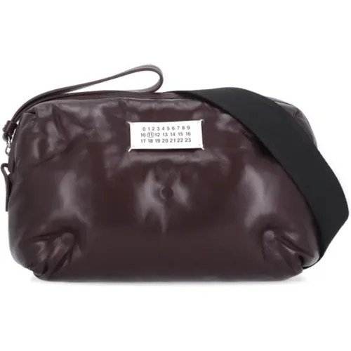Smooth Leather Shoulder Bag , female, Sizes: ONE SIZE - Maison Margiela - Modalova
