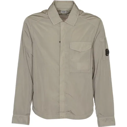 Chrome Overshirt Shirts , male, Sizes: XL, M - C.P. Company - Modalova