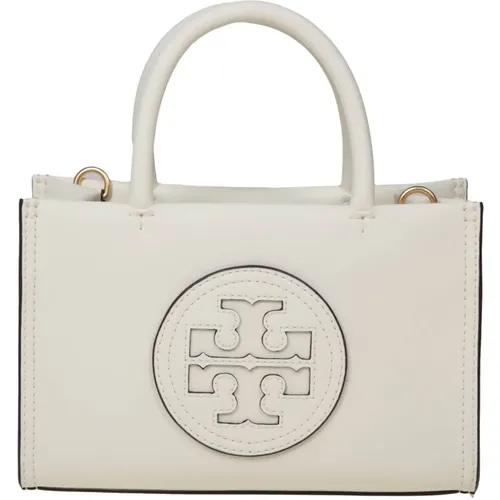 Micro Leather Handbag with Double Handle , female, Sizes: ONE SIZE - TORY BURCH - Modalova