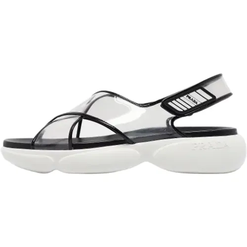 Pre-owned Stoff sandals - Prada Vintage - Modalova