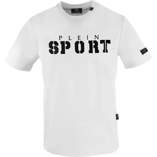 Solid Color Cotton T-Shirt , male, Sizes: 2XL, XL, L, M, S - Plein Sport - Modalova