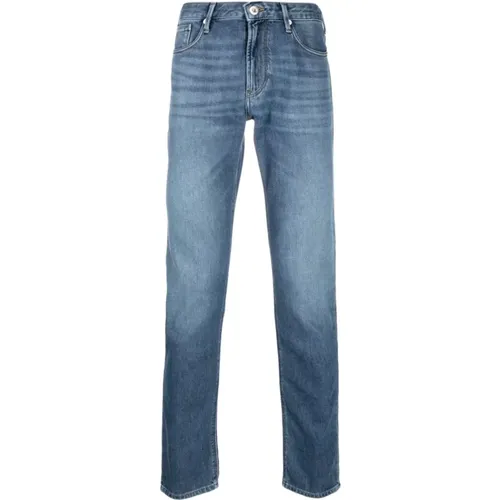 Classic Straight Jeans , male, Sizes: W32 - Emporio Armani - Modalova