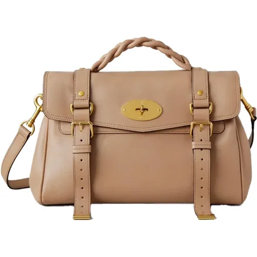 Alexa Maple Leather Shoulder Bag , female, Sizes: ONE SIZE - Mulberry - Modalova