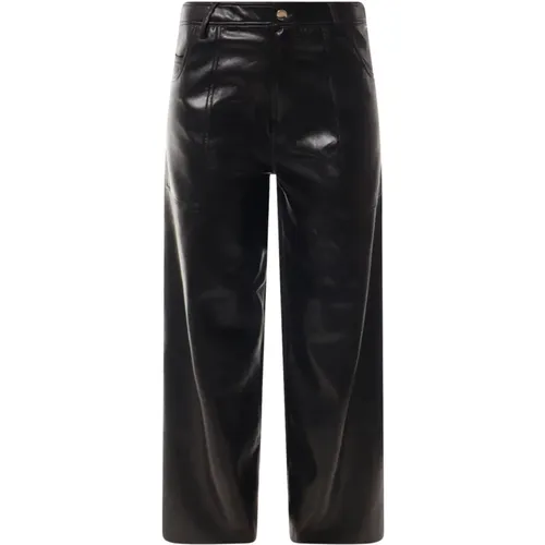 Trousers with Button and Zip , female, Sizes: 2XS - Mes Demoiselles - Modalova