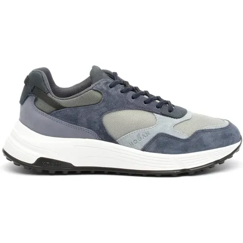 Suede Hyperlight Sneakers with Memory Foam Sole , male, Sizes: 9 1/2 UK, 10 UK, 6 UK, 5 UK, 7 1/2 UK, 9 UK, 11 UK - Hogan - Modalova
